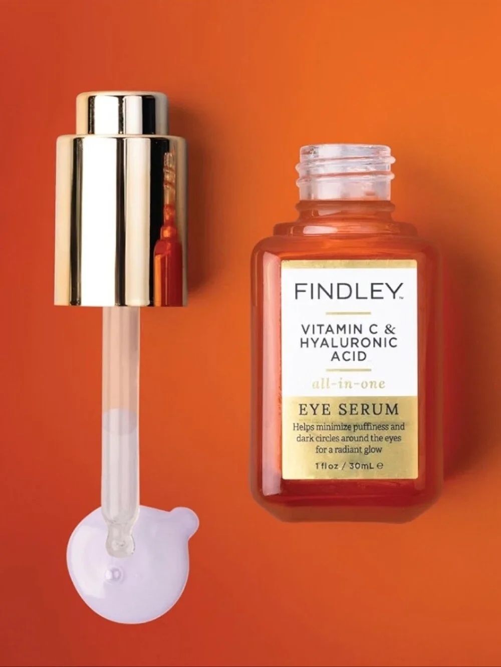 Findley Vitamin C & Hyaluronic Acid All In One Eye Serum. NIB. Unisex.